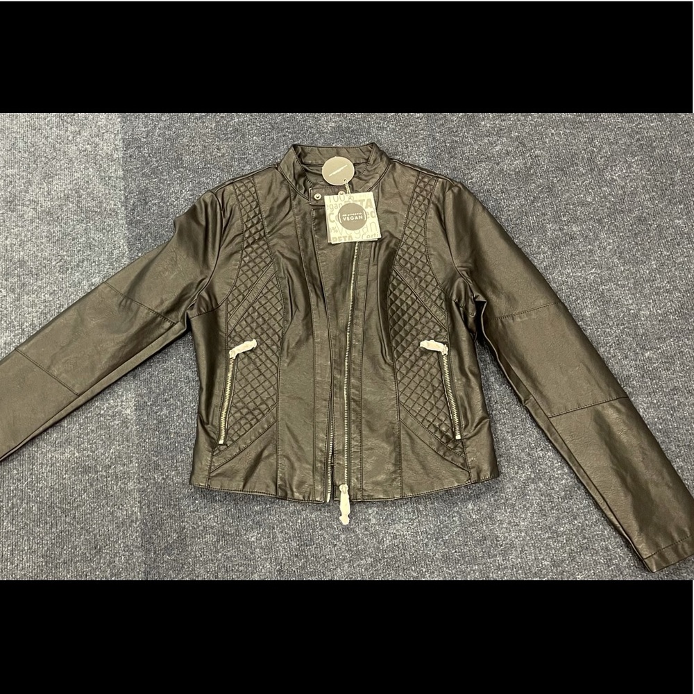 Vegan Leather Jacket (Peta Approved)